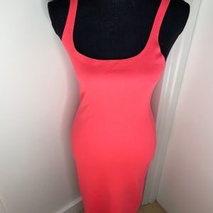 Zara Hot Pink Tank Dress Size M New with Tags
